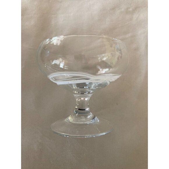 Set of 6 Sherbet, Dessert Coloured Swirl Glasses. perhaps Pier One - Picture 6 of 11